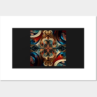 Geometric Pattern Vintage Posters and Art